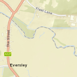 Eversley Street Map