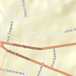 Sulejów Street Map