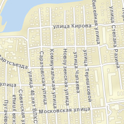 Yershov Street Map