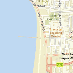 2 Royal Parade, Weston-super-Mare, North Street Map