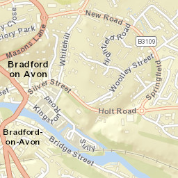 Bradford-on-Avon Street Map