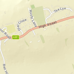 Seend Street Map