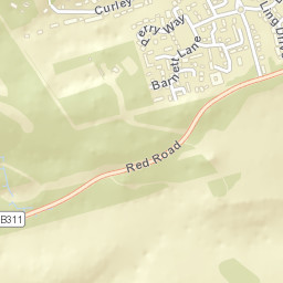 Red Road, West End, Surrey GU18, UK Street Map