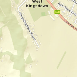 West Kingsdown Street Map