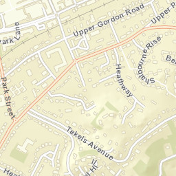 Camberley Street Map