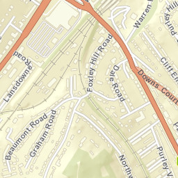 Purley Street Map