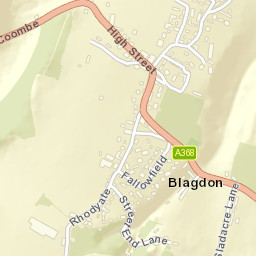Blagdon Street Map