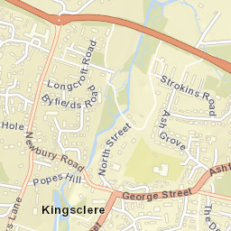 Kingsclere Street Map