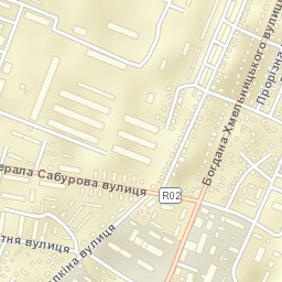 Ovruch Street Map