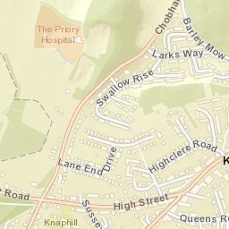 Knaphill Street Map