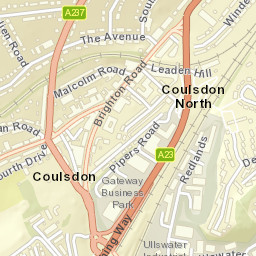 Coulsdon Street Map