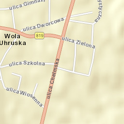 Wola Uhruska Street Map