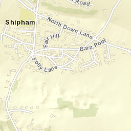 Shipham Street Map
