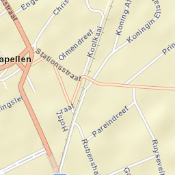 Kapellen Street Map
