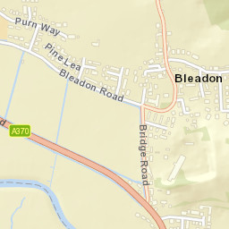 Bleadon Street Map