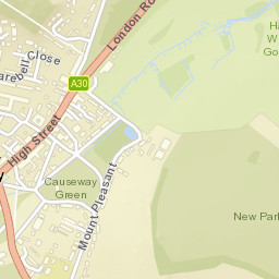 Hartley Wintney Street Map