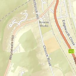 Whyteleafe Street Map
