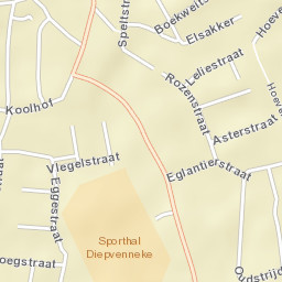 Vosselaar Street Map