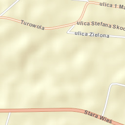 Powiat łęczyński Street Map