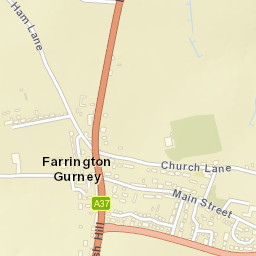 Farrington Gurney, Farrington Gurney By-pass (E-bound), Brist Street Map