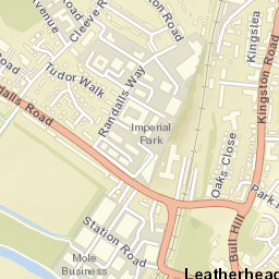 Leatherhead Street Map
