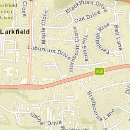 Larkfield Street Map