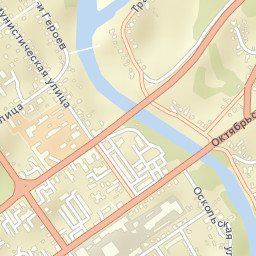 Staryy Oskol Street Map