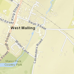 West Malling Street Map