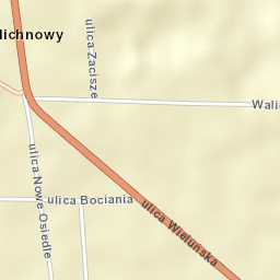 Walichnowy Street Map