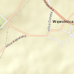 Wąwolnica Street Map