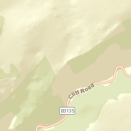 Cliff Road, Somerset, UK Street Map