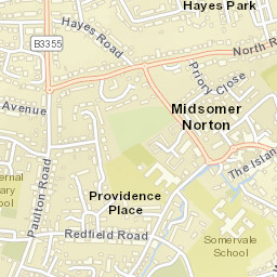 Midsomer Norton Street Map