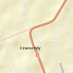 Czarnożyły Street Map