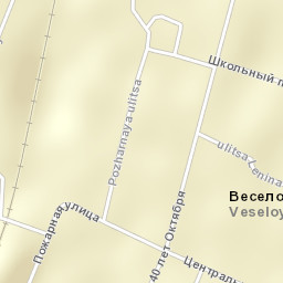 Veseloyarsk Street Map