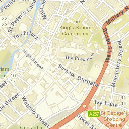 Canterbury Street Map