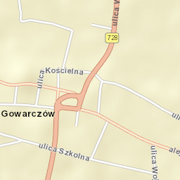 Gowarczów Street Map
