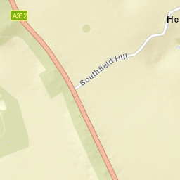 Southfield Hill, Somerset, UK Street Map