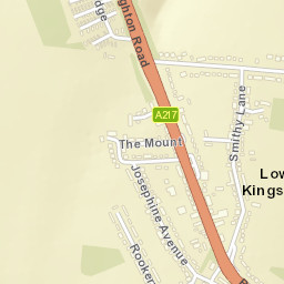 Lower Kingswood Street Map