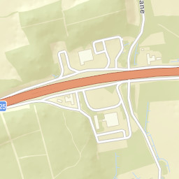 M25, Surrey, UK Street Map