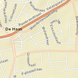 De Haan Street Map