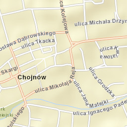 Chojnów Street Map