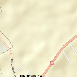 Jakubowice Murowane Street Map