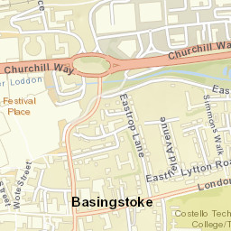 Basingstoke Street Map