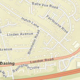 Old Basing Street Map