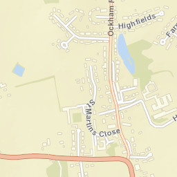 Epsom Rd, East Horsley, Surrey KT24, UK Street Map