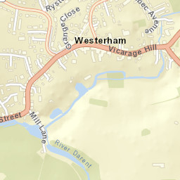 Westerham Street Map