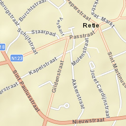 Retie Street Map
