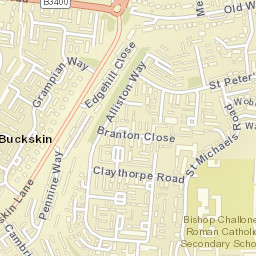 Alliston Way, Basingstoke, Hampshire RG22 Street Map