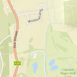 West Clandon Street Map