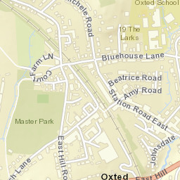 Oxted Street Map